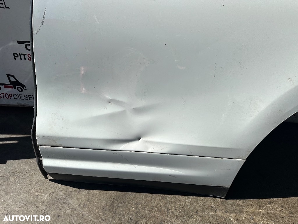 Usa stanga spate PORSCHE CAYENNE (92A) 958 alba 2010 2011 2012 2013 2014 2015 2016 cu defect - 3