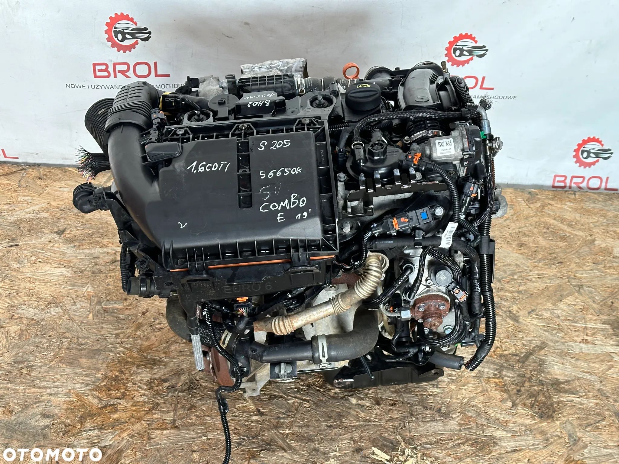 SILNIK OPEL COMBO 1.6 CDTI 19'  BH02 10JCAV - 1