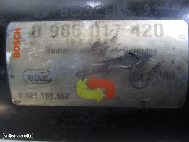 Motor De Arranque 0986017420 1005831230 OPEL ZAFIRA 2.0 OPEL ASTRA G 1998 2.0DI 0P - 2
