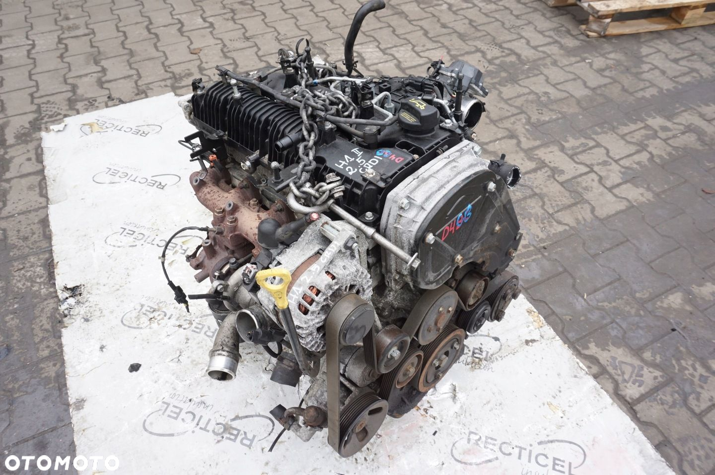 SILNIK D4CB HYUNDAI H1 2.5 CRDI EURO 5 84 TYS KM KOMPLETNY - 7