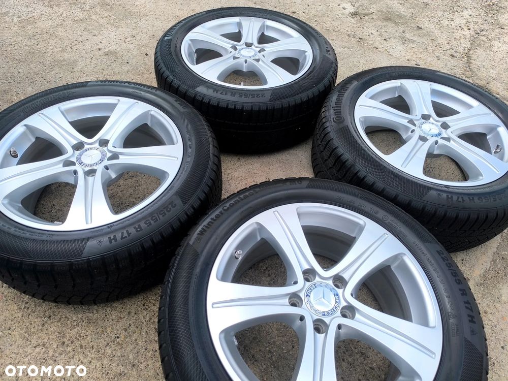 5x112 Felgi Aluminiowe Alufelgi 17 Mercedes Koła Zimowe Zima E klasa W213 W212 E klasa Coupe Cabrio W207 C207 C W204 W205 W206 VITO V W447 E Cabrio W238 A238 Legnica ALU-RAD 225/55 5,5mm TPMS - 4