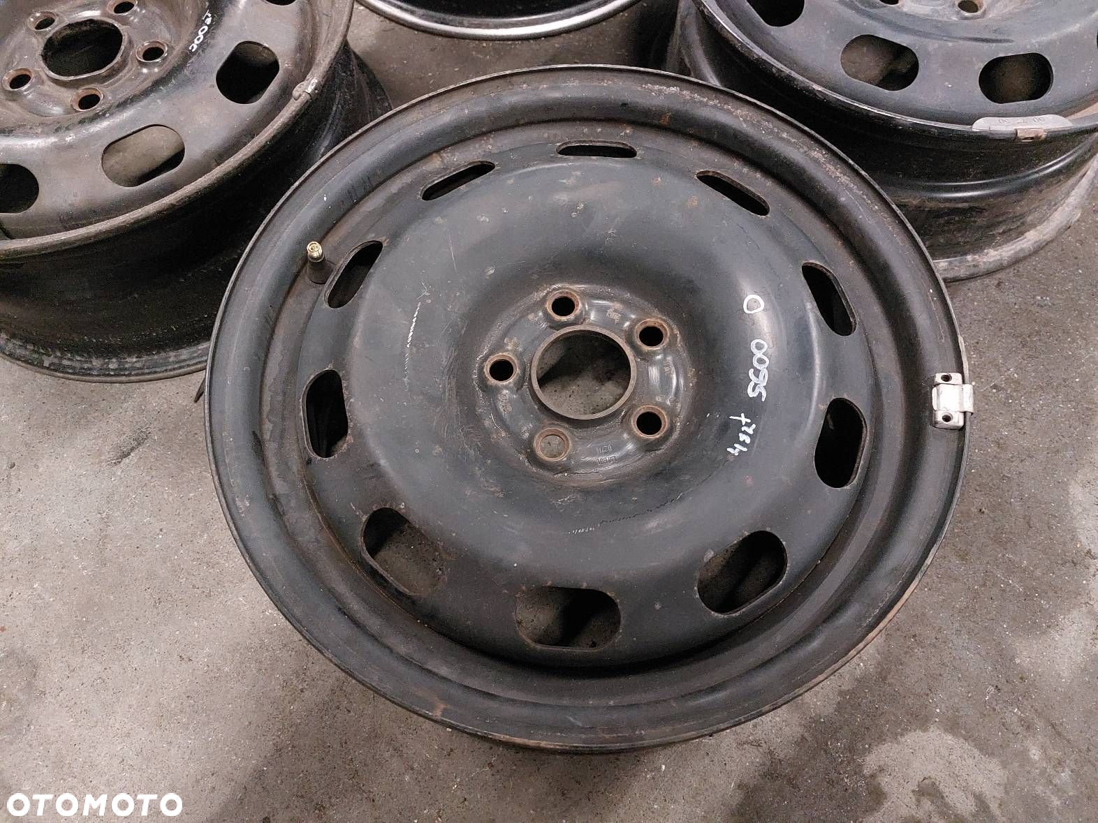 FELGI STALOWE 4 SZT VW GOLF IV 1J0601027Q 5X100 6Jx15 ET38 FI57,1 - 5