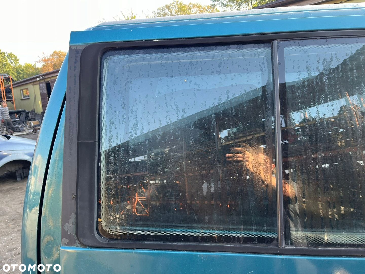 vw transporter t4 multivan caravelle szyba boczna przesuwna prawa - 3