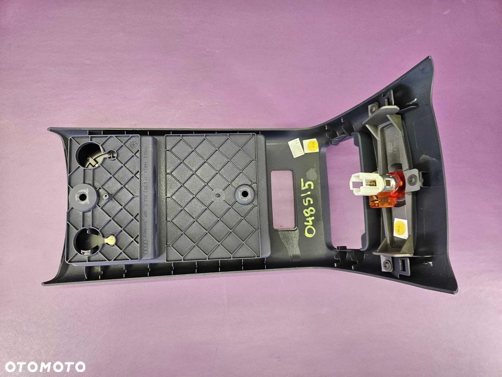 Tunel Podłokietnik Skóra Stelaż Osłona Zapalniczka Schowek Indigo Europa AUDI A6 C6 - 25