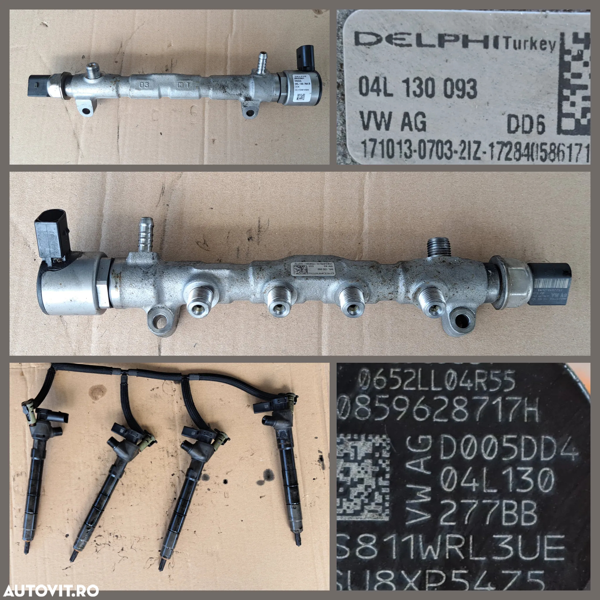 -1- Anexe motor CXH VW T6 2.0 tdi 2019 21 000 km pompa inalta presiune compresor alternator electromotor rampa injectoare pompa servo clapeta acceleratie galerie admisie bujie incandescenta turbina galerie evacuare - 4