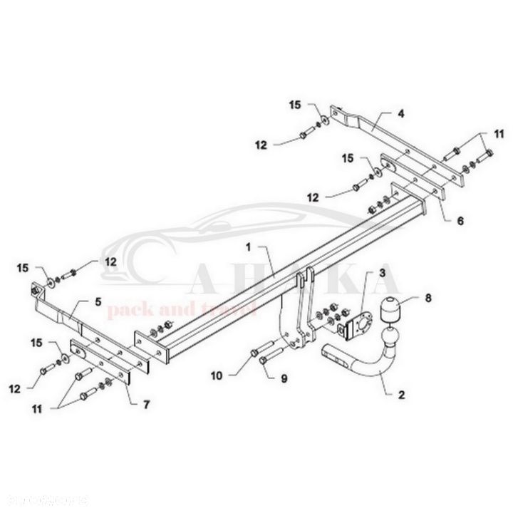 Hak Holowniczy Odkręcany Do Renault Megane Iii Hatchback 2012-2016 - 5