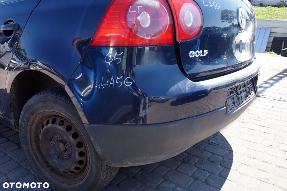 ZDERZAK TYLNY GOLF V 5D HB LA5G  SREBRNY VOLKSWAGEN 2003-2009 - 2