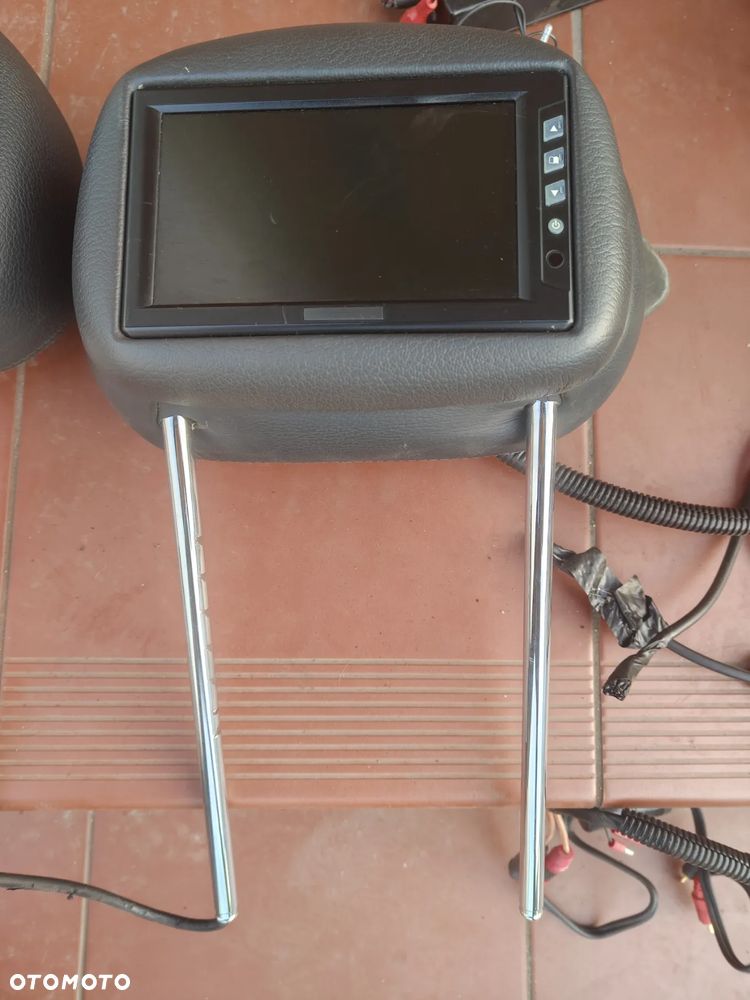 MERCEDES W211 Zagłówki Z Monitorami Zagłówek SKÓRZANY Fotela - 3