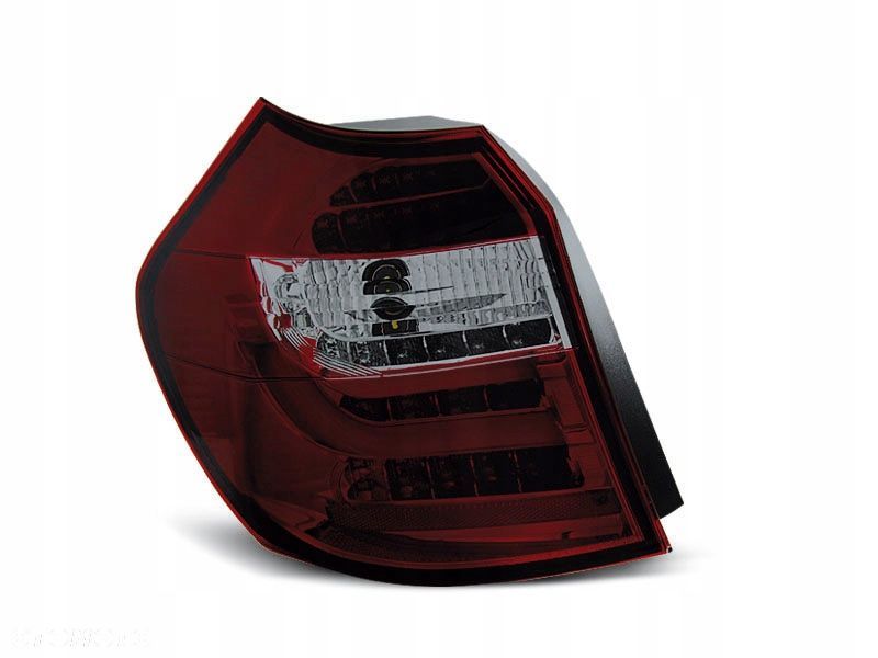 Lampy Bmw Seria 1 E87 E81 04-07 Red Smoke Led Bar - 1