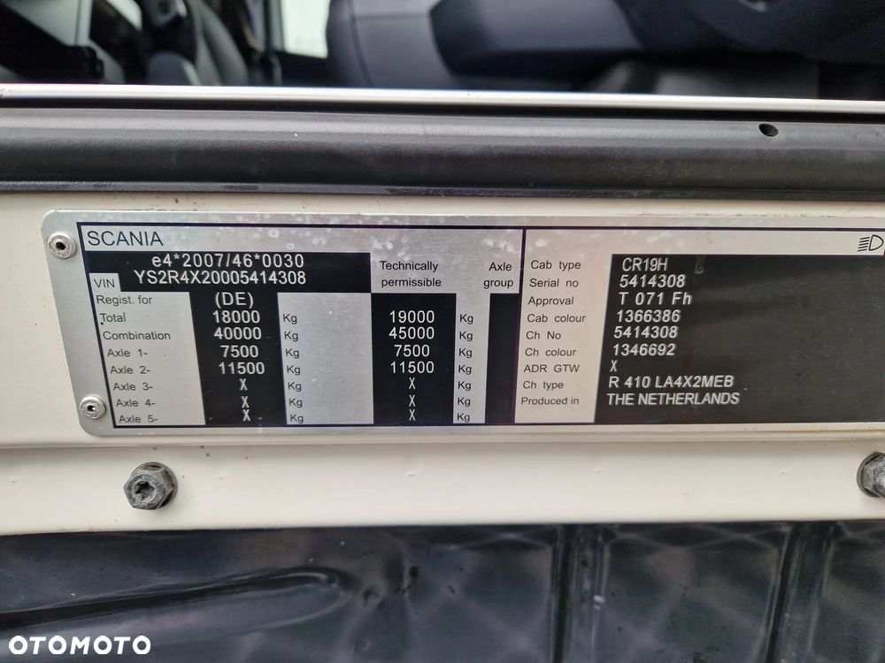 Scania R410 /MEGA/Klima Postojowa Automat Retarder /JVG Gliwice - 16