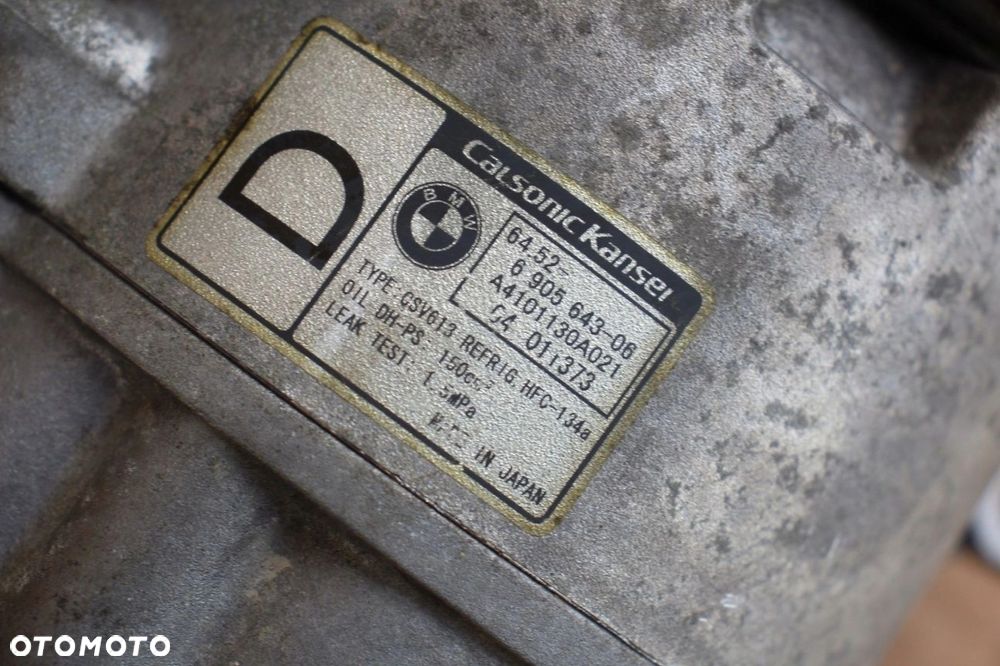 Kompresor sprężarka klimatyzacji BMW e46 1.8d 2.0d DIESEL 6905643 - 5