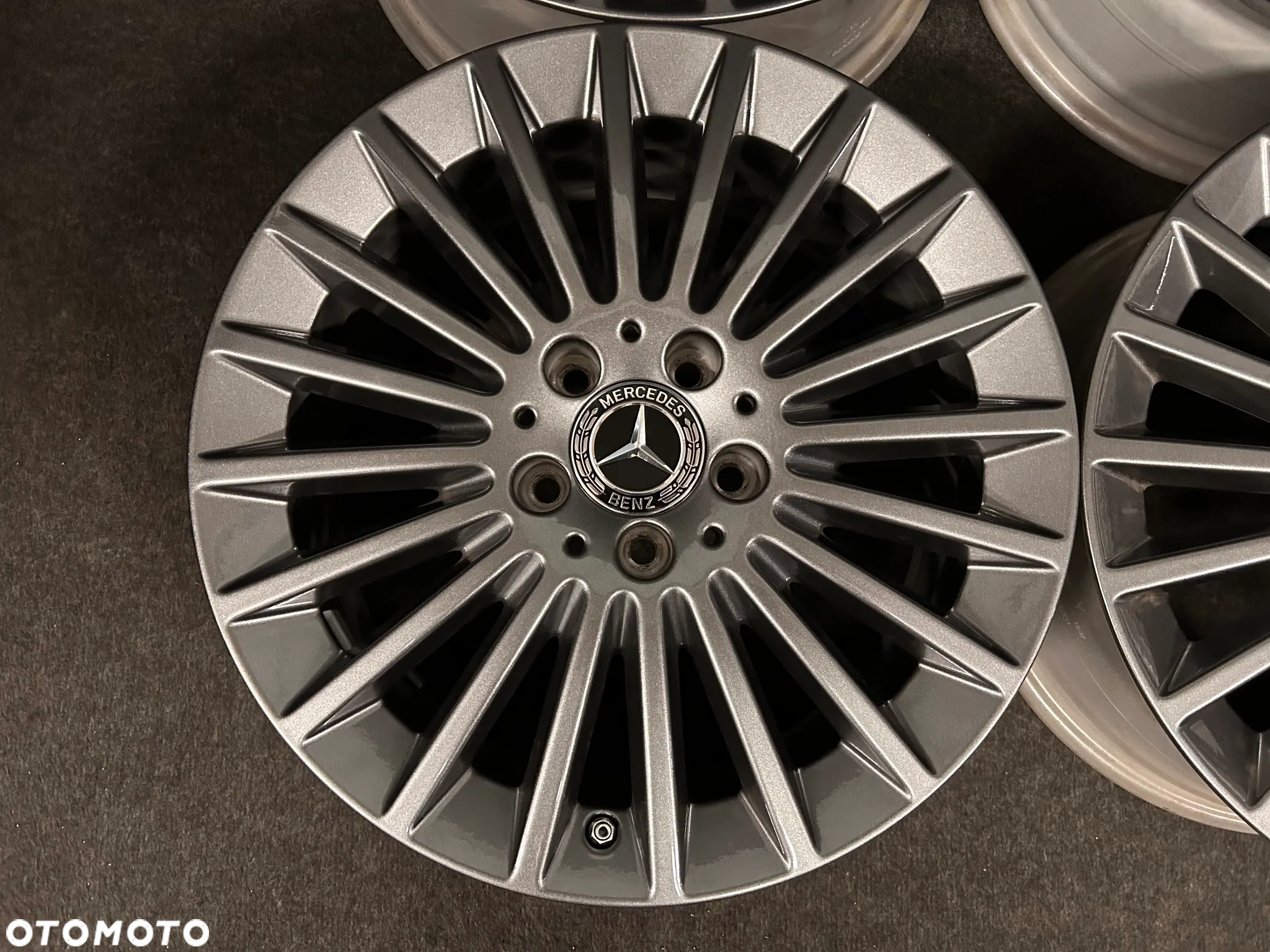 Alufelgi Mercedes C-Klasa W205, W204, E-Klasa W212, W213 17 cali 5x112 4szt. Ładne z czujnikami! - 5