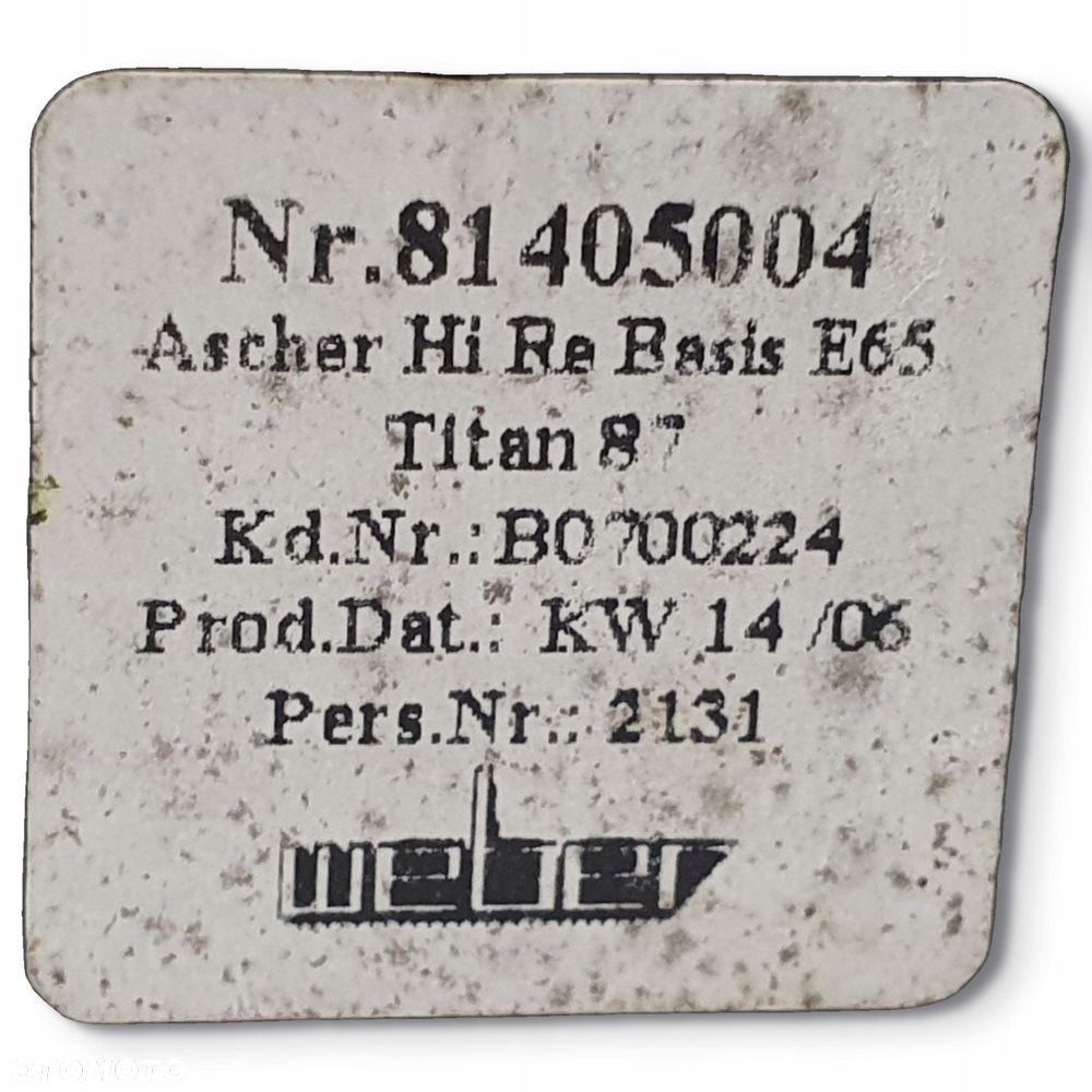 PRAWA TYLNA POPIELNICZKA Bmw E65 E66 E67 7149962 81405004 - 10
