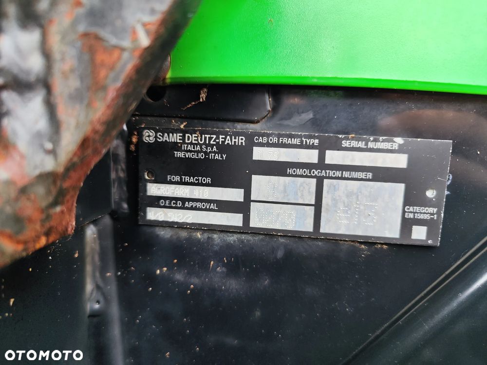 Deutz-Fahr Agrofram 410 2013r 420 430 85 100 Agroplus Agrotron Agrolux 4x4 G - 34
