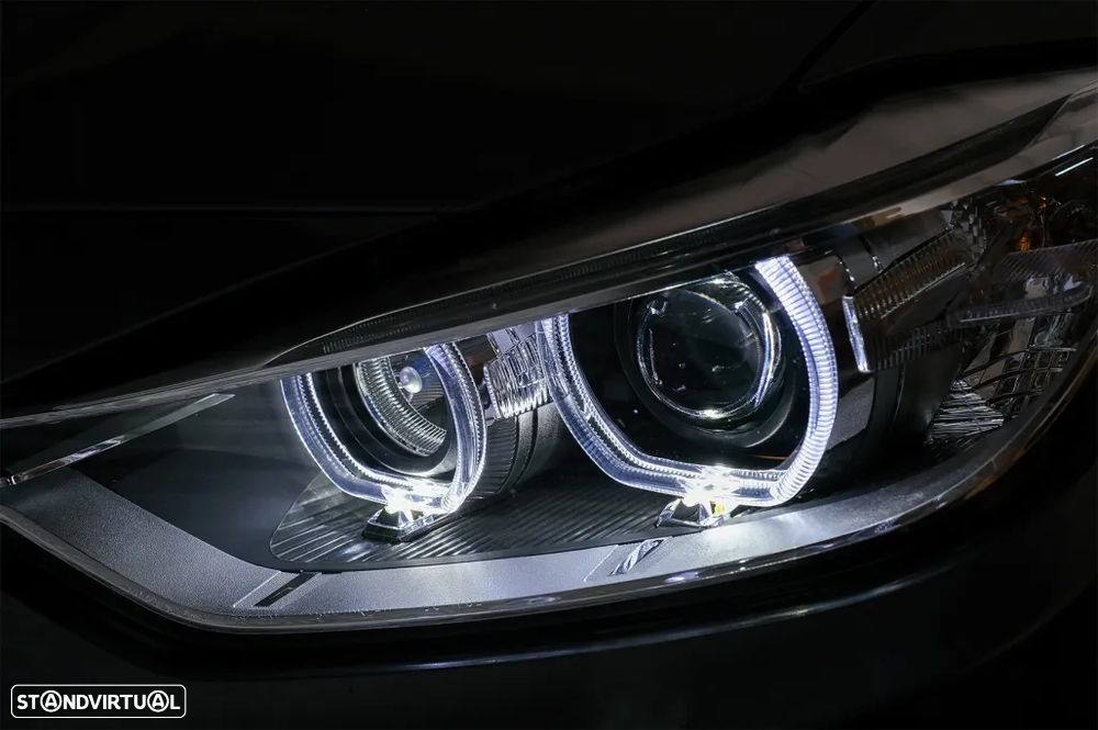 Faróis Bmw Série 3 F30 F31 (2011 a 2018) Look Xenon - 7