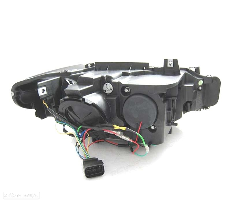 FARÓIS BMW F30 F31 LCI 15-18 LUZ DIURNA LED DRL CROMADOS - 2