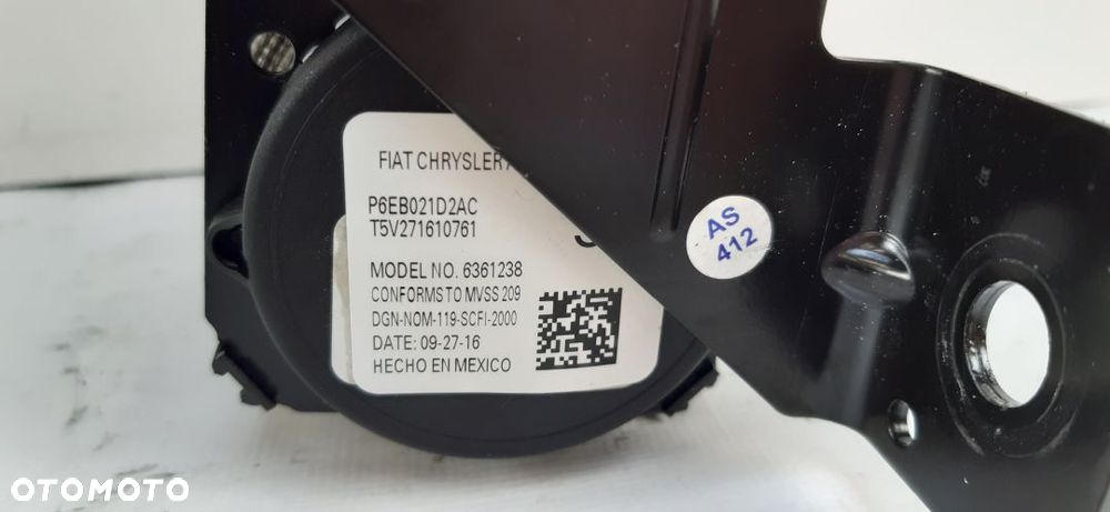 CHRYSLER PACIFICA 16- PAS BEZPIECZEŃSTWA ŚRODEK TYŁ 3 RZĄD P6EB021D2AC - 4