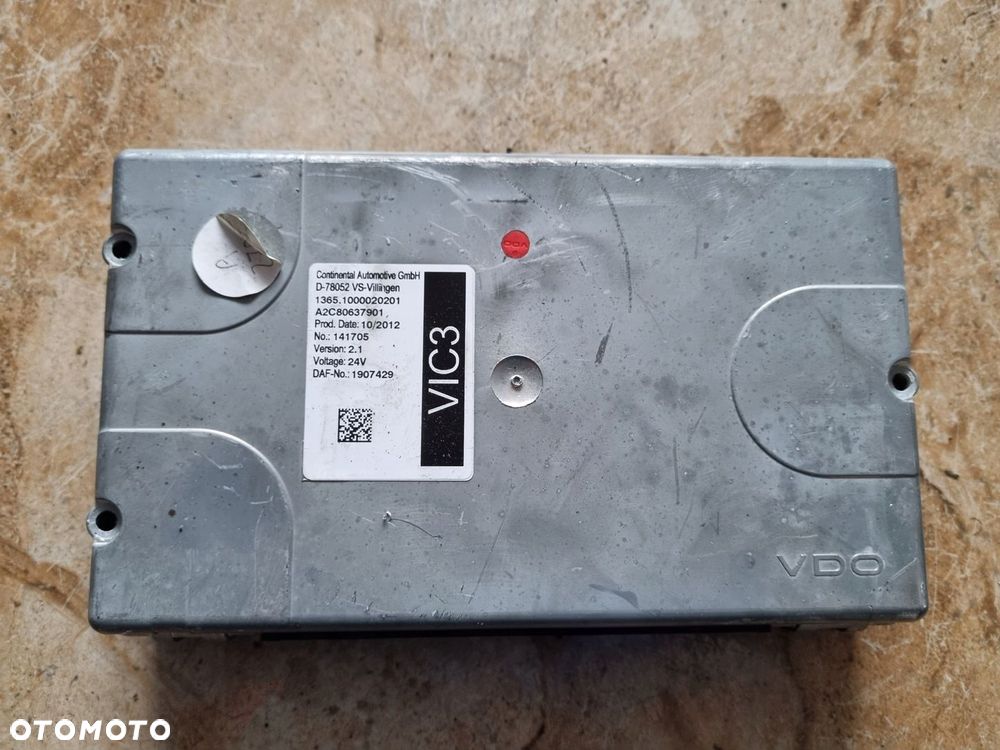 KOMPUTER STEROWNIK VIC 3 VERSION 2.1 DAF XF 105 , 85 CF EURO 5 - 1