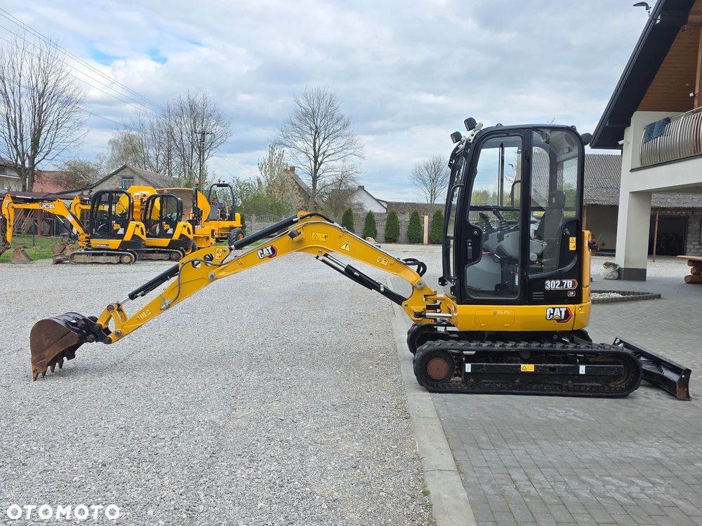 Caterpillar CAT 302.7 D CR mini koparka szybkozłącze 3 łyżki piękna serwisowana 1 wł JCB sprowadzona - 30