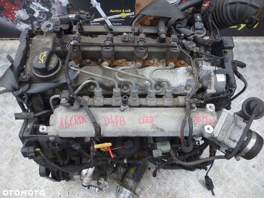 SILNIK KOMPLETNY KIA CEED HYUNDAI I30 1.6 CRDI D4FB 167 TYS - 2