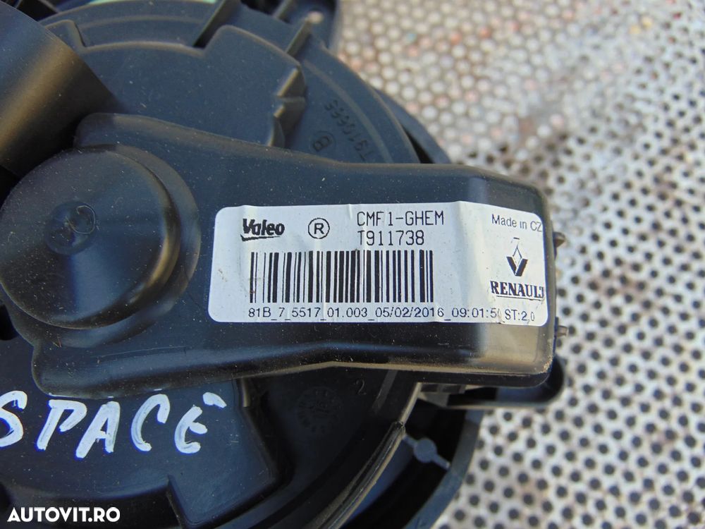 Motoras aeroterma Renault Espace 5 model dupa 2015 - 4