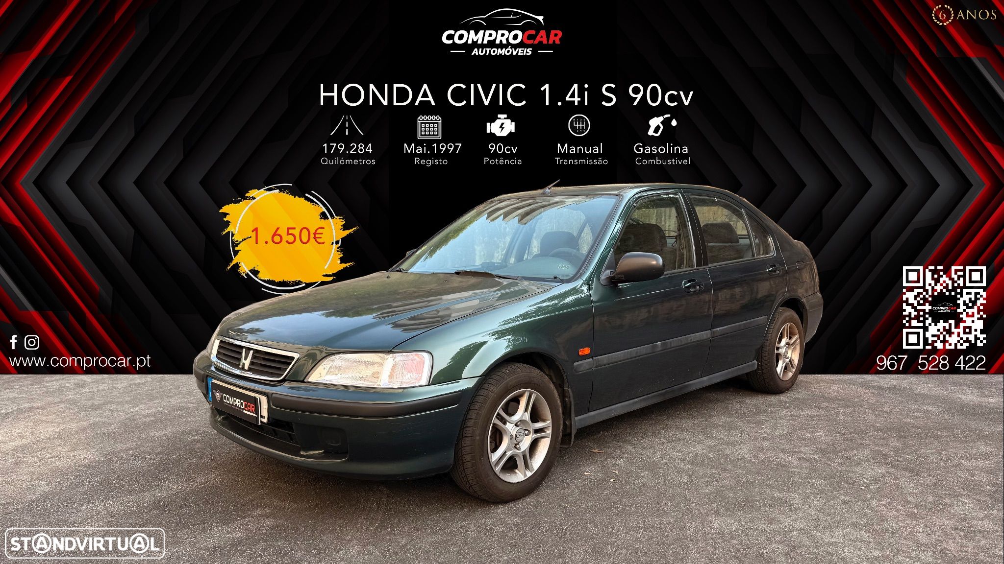 Honda Civic 1.4i S - 1