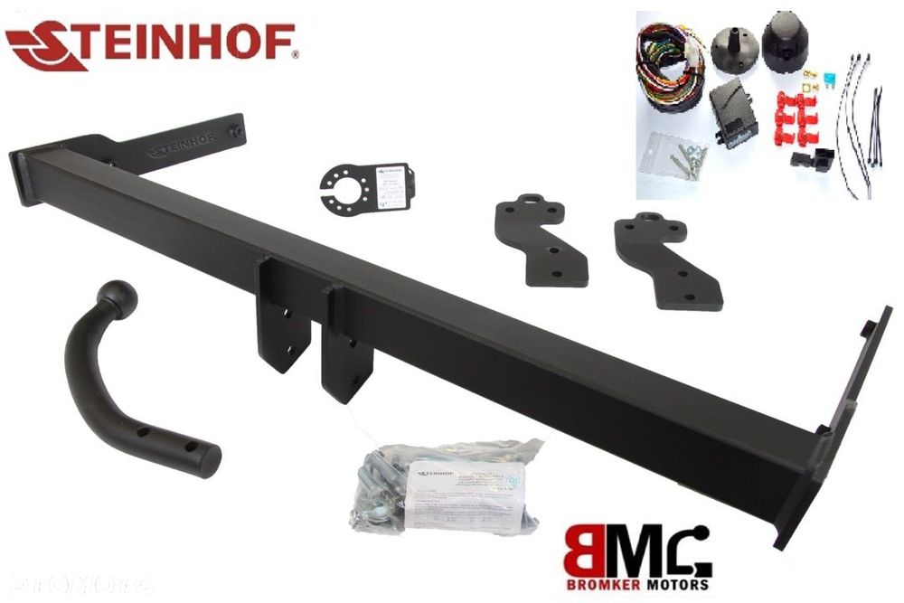 Hak Holowniczy+WIĄZKA MODUŁ 7PIN do Volkswagen Passat B6 Sedan / Kombi od 2005 do 2010 - 2