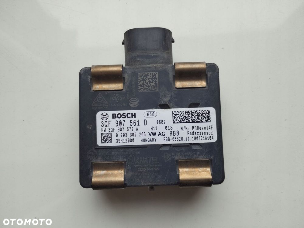 radar moduł czujnik acc vw arteon 3qf907561d - 3