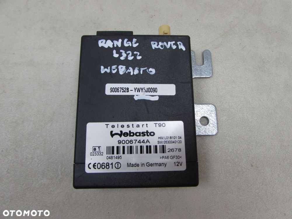 RANGE ROVER III LIFT L322 LAND ROVER MODUL STEROWNIK WEBASTO TELESTART T90 9006744A YWY500090 - 2