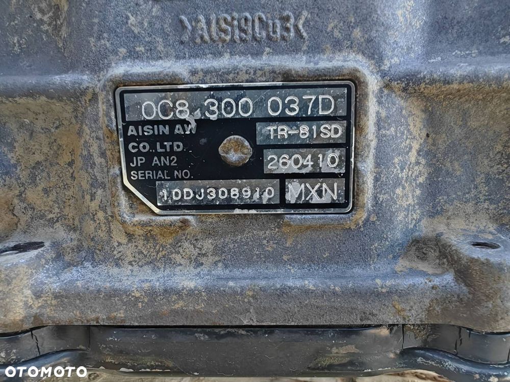PORSCHE CAYENNE II 7P5 10-17R SKRZYNIA BIEGOW MXN 3.0 KOMPLETNA ZE SPRZEGLEM AISIN 0C8300037D TR-81SD AUTOMAT 8 BIEGOW - 2