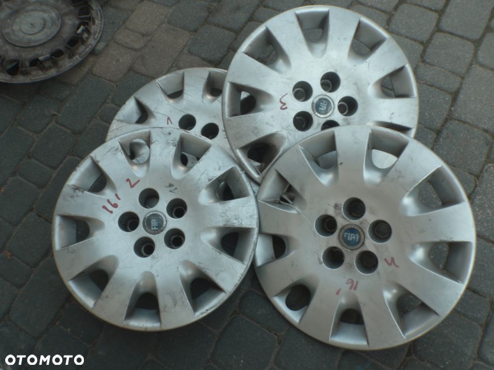 kołpak kołpaki dekiel koła fiat grande punto evo 500 bravo II croma doblo 16 inne ORYGINAŁ - 1
