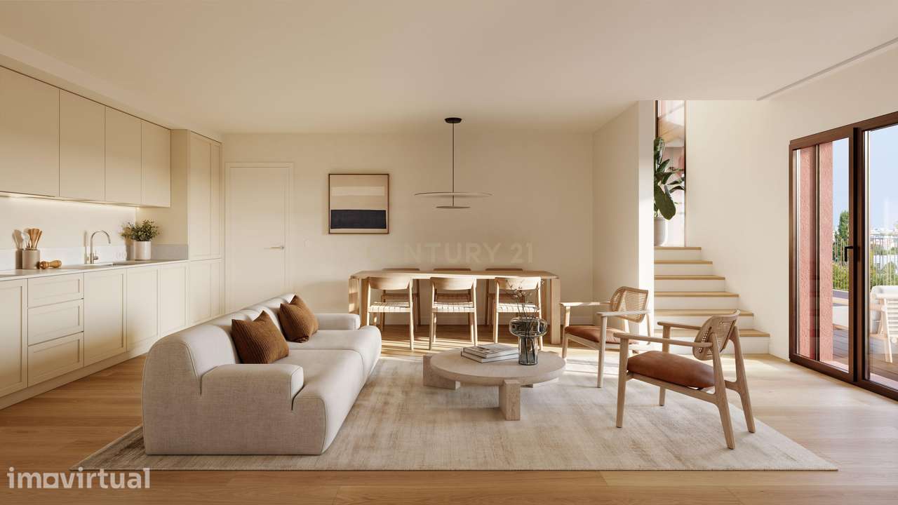 Apartamento T3 Duplex novo em Almada - Grande imagem: 2/11