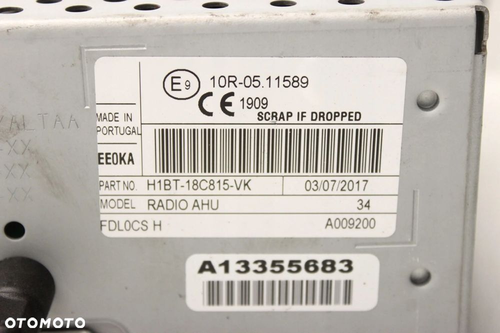 RADIO NAVI RADIOODTWARZACZ FORD FIESTA MK8 2016R- H1BT-18C815-VK - 4