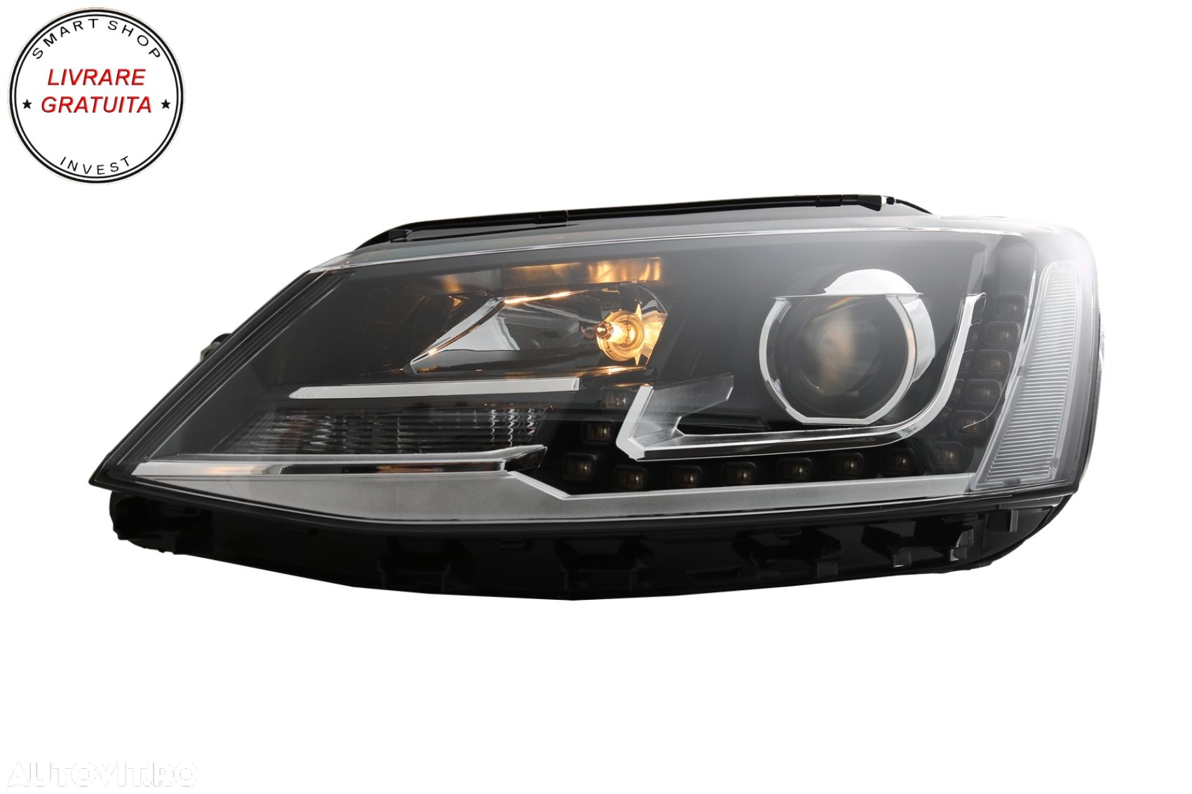 Faruri LED DRL VW Jetta Mk6 VI (2011-2017) GTI OE Design- livrare gratuita - 4