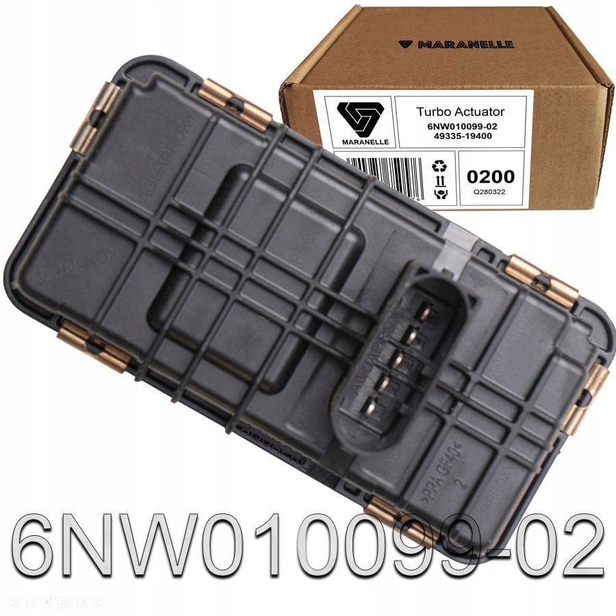 Nastawnik sterownik turbiny 6NW010099-02, 49335-19400 BMW 1, 3, 5, X2, X3 - 2.0 - 3