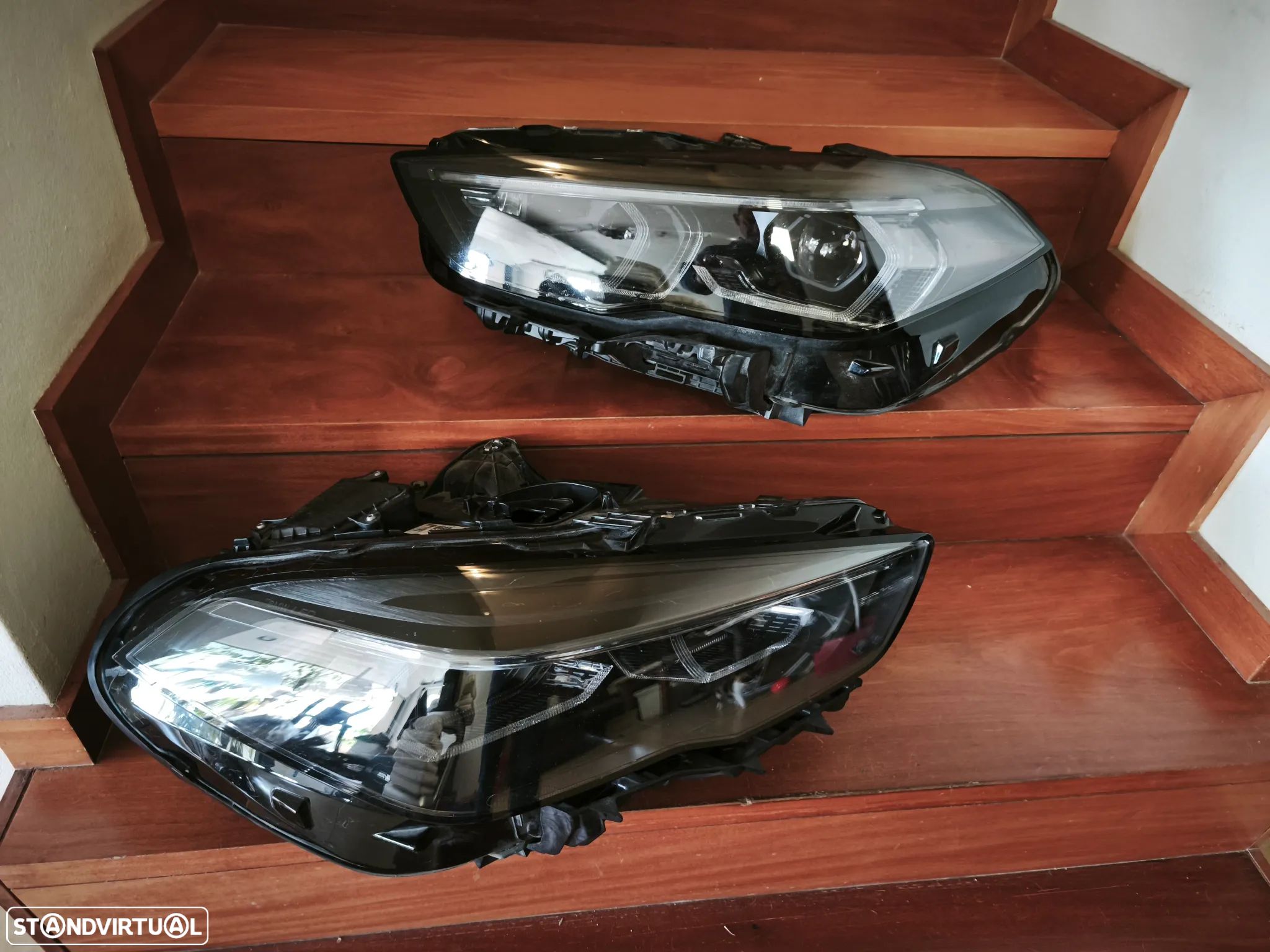 Conjunto de faróis BMW F44 Full Led Adaptativ Shadow line - 1