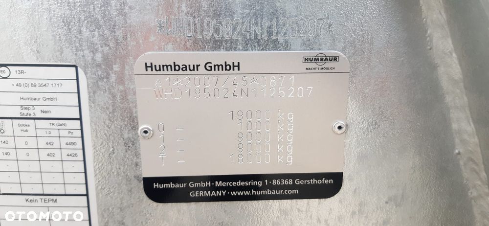 Humbaur 3-stronny kipper | HTK 19 50 24 - 11