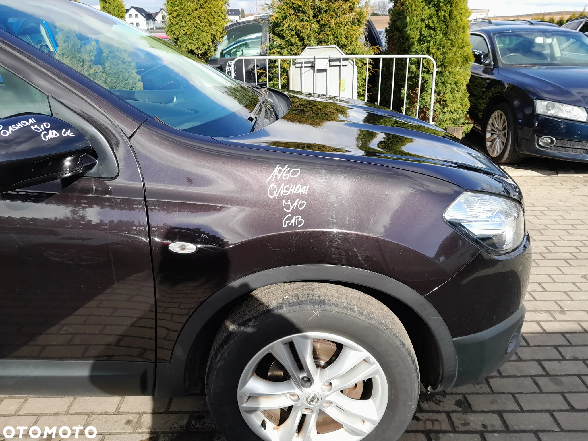 NISSAN QASHQAI J10 KOMPLETNY PRZÓD KOLOR: GAB MASKA ZDERZAK REFLEKTORY PAS PRZEDNI BŁOTNIKI - 13