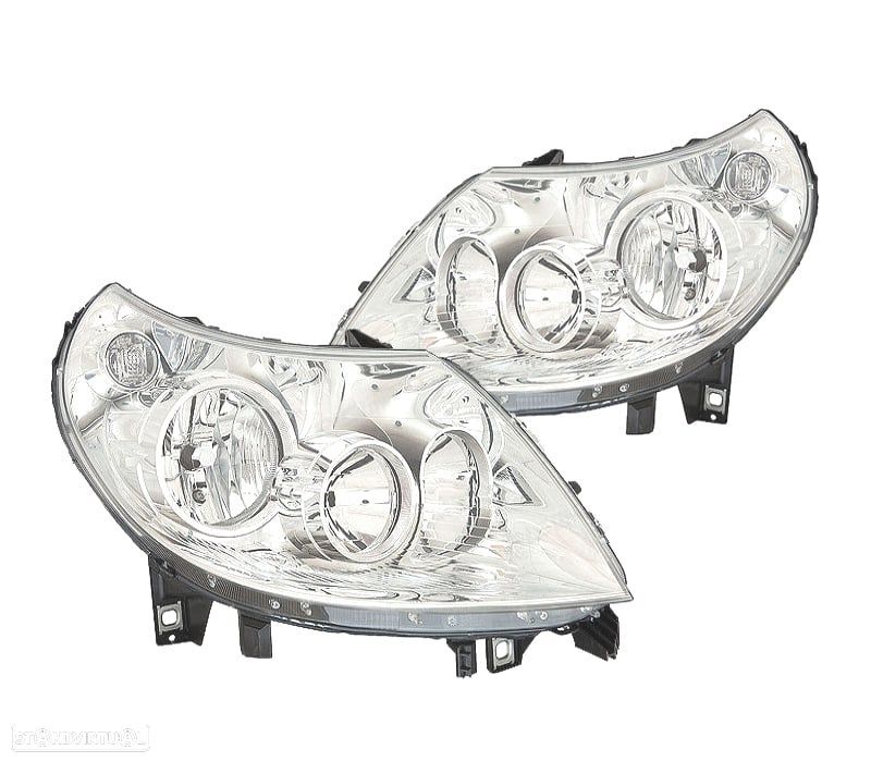 FARÓIS OPTICAS DEPO PARA CITROEN JUMPER 06- FIAT DUCATO 06- PEUGEOT BOXER 06- - 1