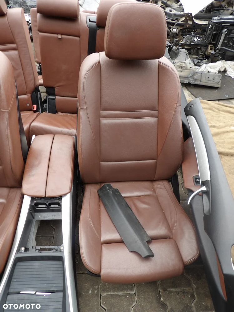 BMW - E70,X5 - FOTELE , KANAPA , TUNEL ŚRODKOWY , BOCZKI - UK - SPORT PO LIFT - OGRZEWANE - KOMPLET - 3