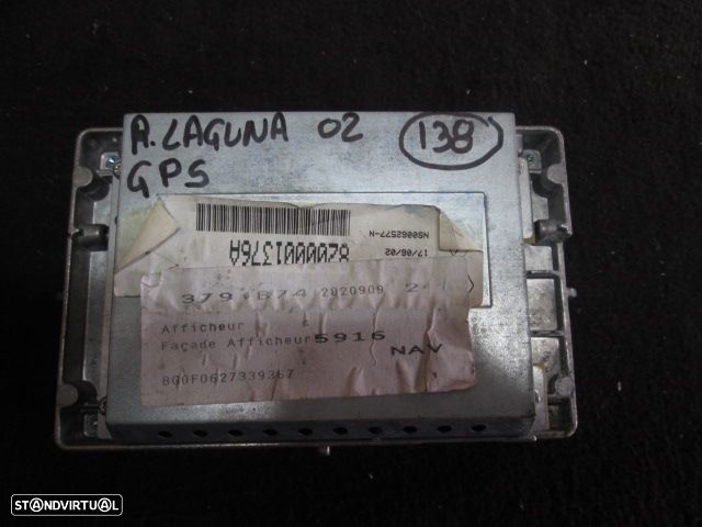 Display Relogio 8200001376A RENAULT LAGUNA 2002 GPS - 3