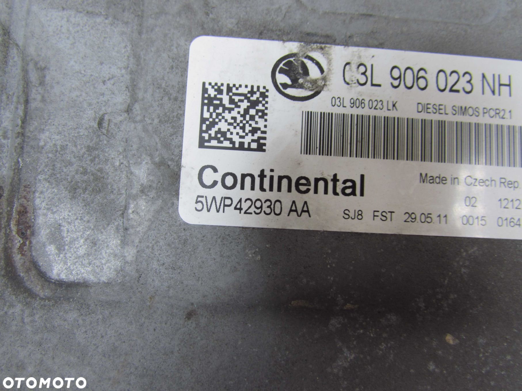 VW AUDI SKODA SEAT 1.6 TDI KOMPUTER STEROWNIK SILNIKA 03L906023NH 5WP42930 AA - 5
