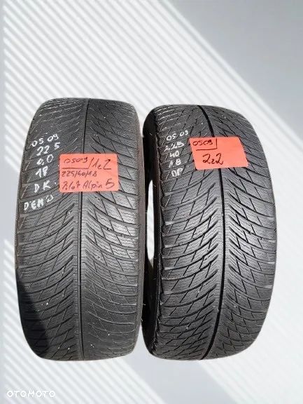 225 40 18 Michelin Pilot Alpin 5 2szt 92 V XL 2szt Para
