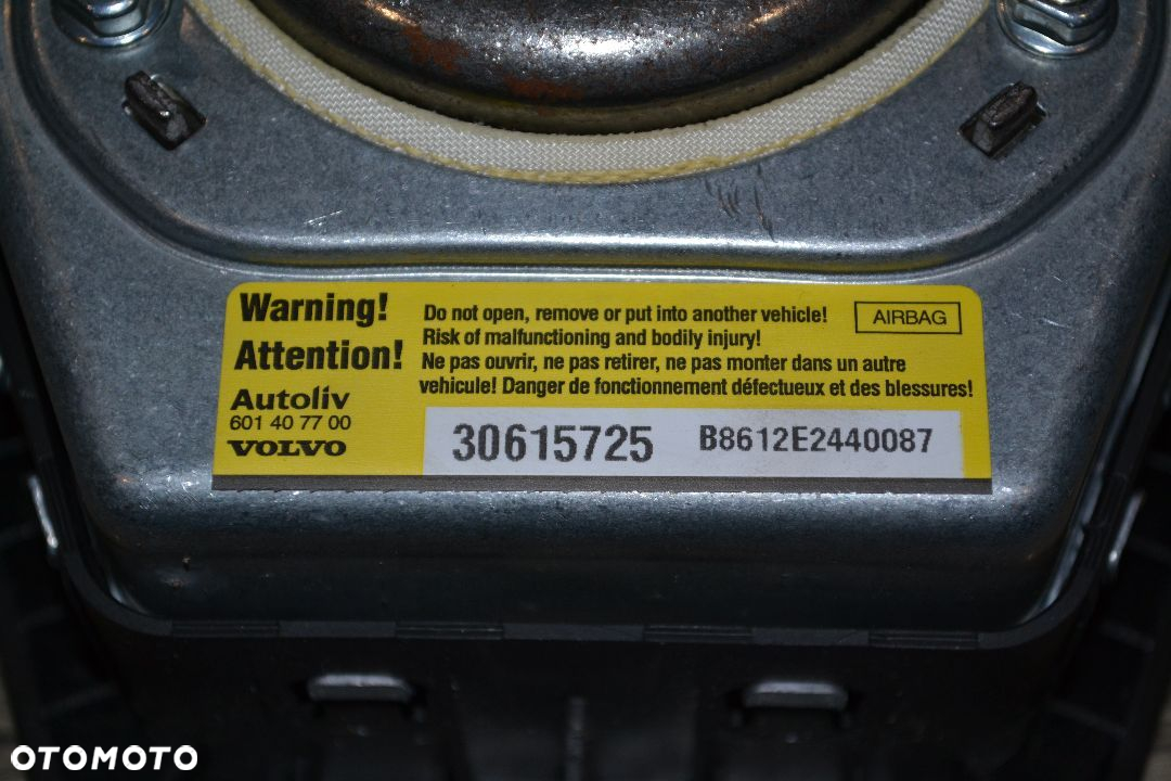 VOLVO V50 S40 C30 PODUSZKA AIRBAG KIEROWCY 30615725 - 5