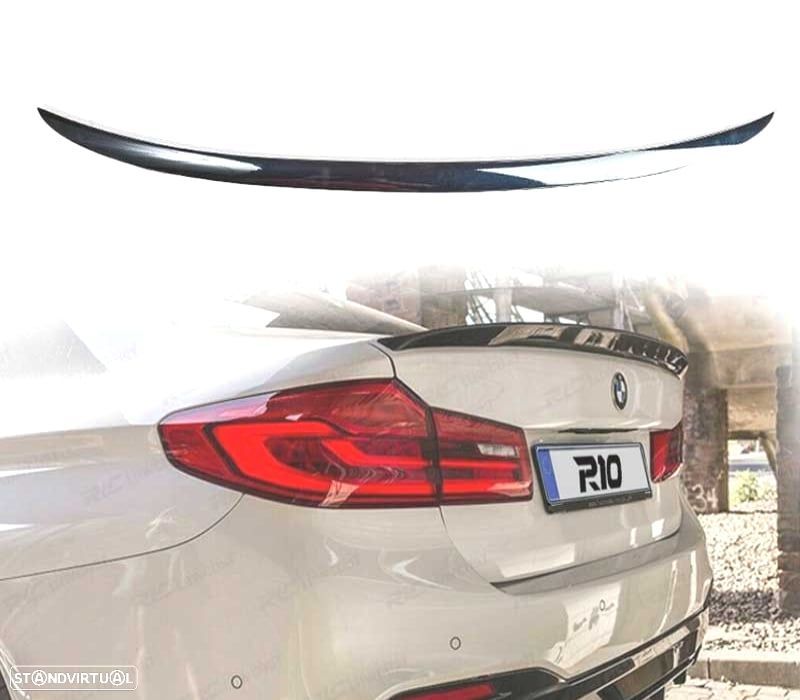 AILERON SPOILER BMW G30 17- LOOK M PERFORMANCE PRETO BRILHANTE ABS - 1