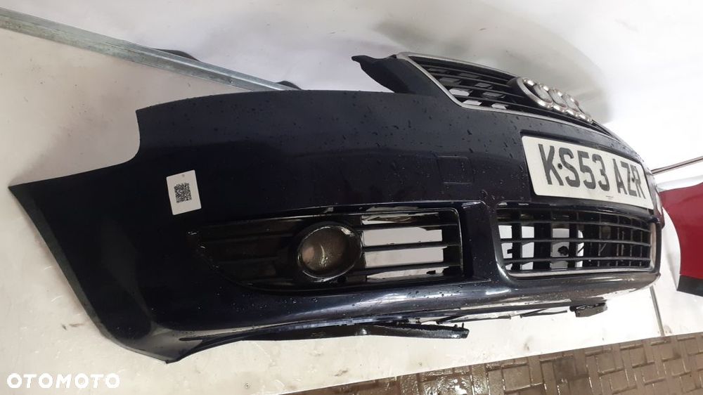 ^ ZDERZAK PRZÓD PRZEDNI DO AUDI A4 B6 CABRIO HALOGENY LZ5J GRANAT - 4