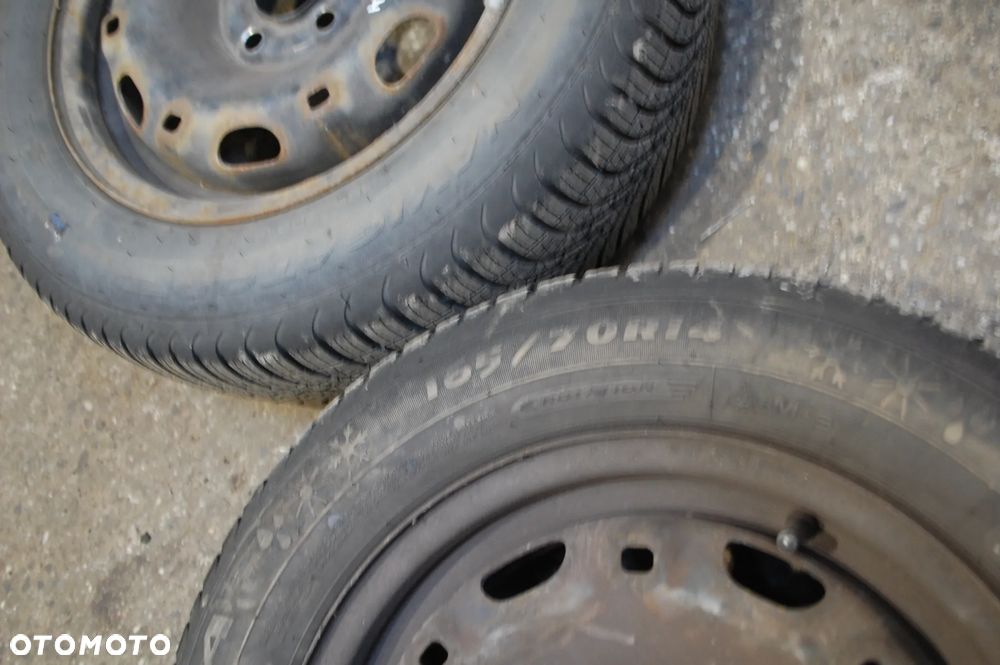 KOŁA FELGI STALOWE + OPONY ZIMOWE DĘBICA 2023R. 5X100 ET35 6J 165/70R14 VW POLO IV SEAT IBIZA III SKODA - 8