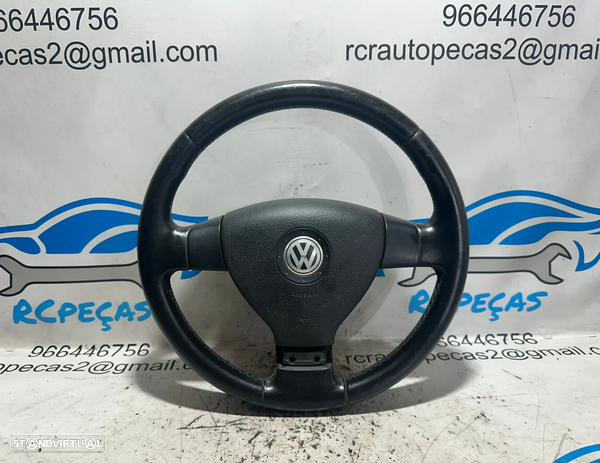 .Volante Pele Original VW Volkswagen Golf V 5 MK5 1K0419091EQ