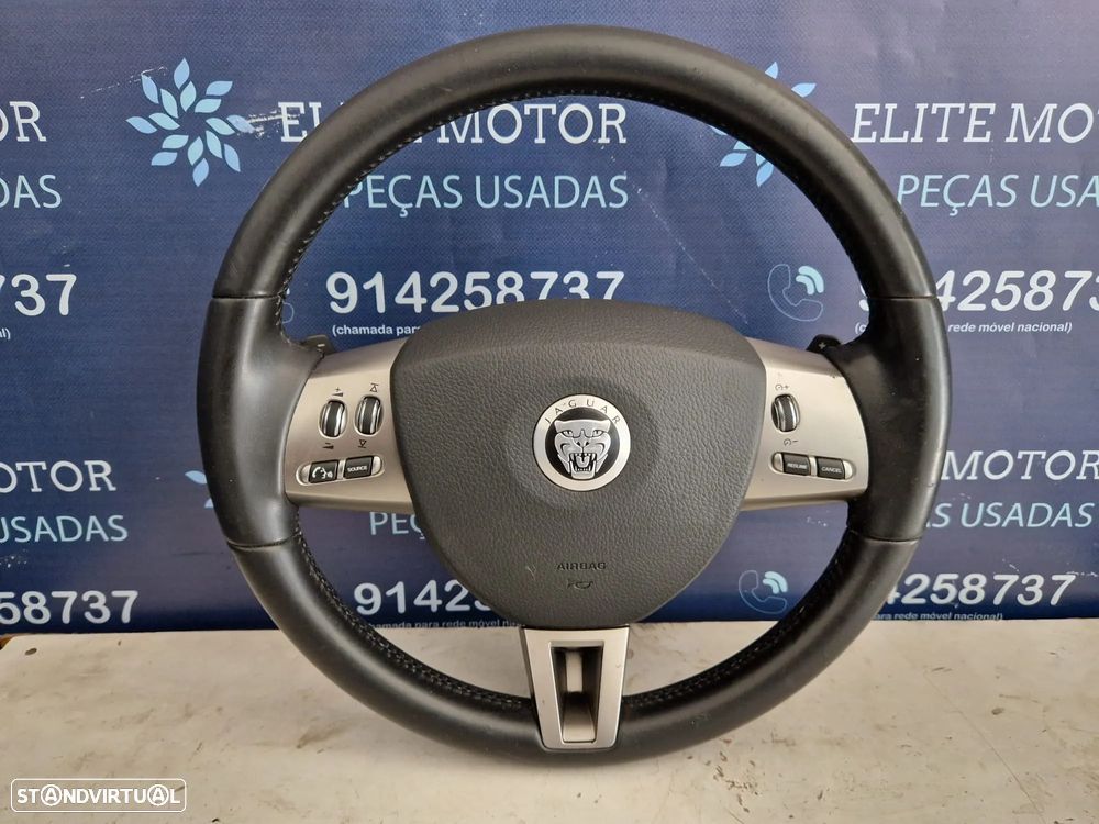 Volante usado pele com airbag JAGUAR XF X250 - 3