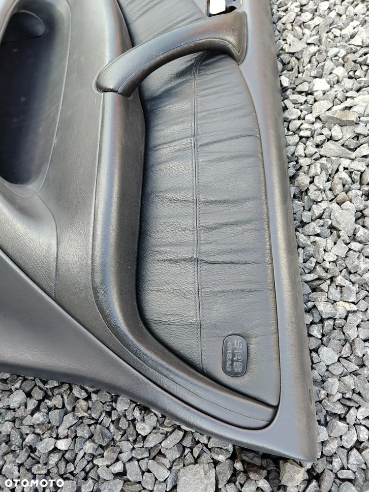 MERCEDES ML W163 BOCZEK Tapicerka Drzwi Prawy Przód Pasażer Skóra Ideał - 2